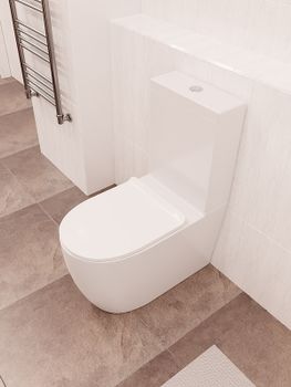 Унитаз компакт AQUAme AQM1002 без бачка с сиденьем Микролифт — фото 4, Напольные унитазы