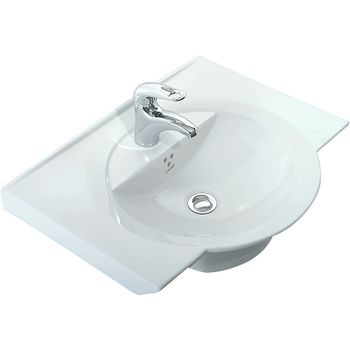 Раковина Creavit Wing 65 WN065.00000 Белая — фото 1, Раковины подвесные