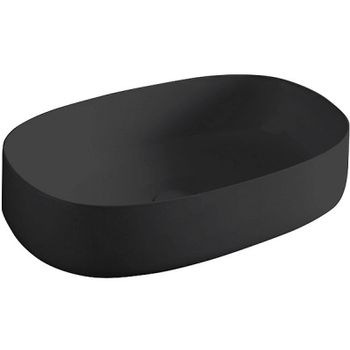 Раковина-чаша Artceram Cognac 55 COL003 17 00 Черная матовая — фото 1, Раковины накладные