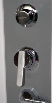 Душевой бокс Radomir Лаура 128x128 1-04-1-0-5-0871 с баней профиль Белый стекло матовое — фото 5, Душевые боксы