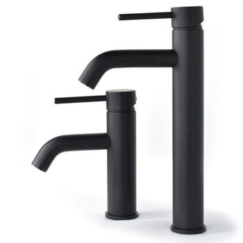 Смеситель для раковины Bronze de Luxe Scandi 1452B Черный матовый — фото 4, Смесители для раковины