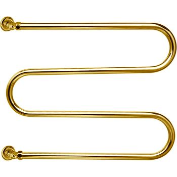 Водяной полотенцесушитель Margaroli Vento 402GO Золото — фото 1, Водяные полотенцесушители