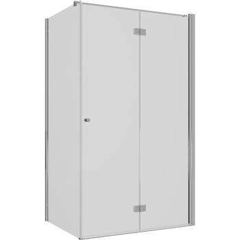 Душевой уголок Ambassador Diamond 120х90 12011108R профиль Хром стекло прозрачное — фото 14, Прямоугольные душевые уголки