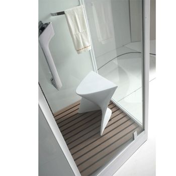 Душевая кабина Orans 120x90 R 89105rw с баней профиль Белый задние стенки Белые — фото 5, Душевые кабины