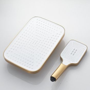 Душевая система Rose R18G R1836G Золото матовое — фото 9, Душевые стойки