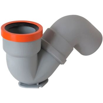 Сифон для чаши Генуя Creavit 1300611021 Серый — фото 1, Сифоны для чаши Генуя