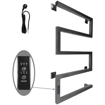 Электрический полотенцесушитель Altasan ШалимарПроф 80x50 ШалимарПроф8050Г Графит — фото 1, Электрические полотенцесушители