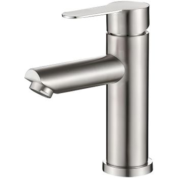 Смеситель для раковины Haiba HB10801 Нержавеющая сталь — фото 1, Смесители для раковины