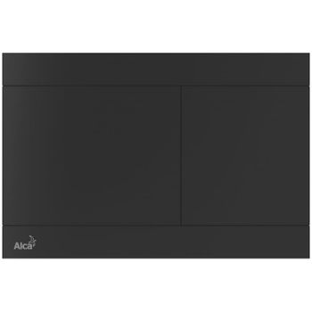 Клавиша смыва Alcaplast FUN-BLACK Черная матовая — фото 1, Кнопки смыва