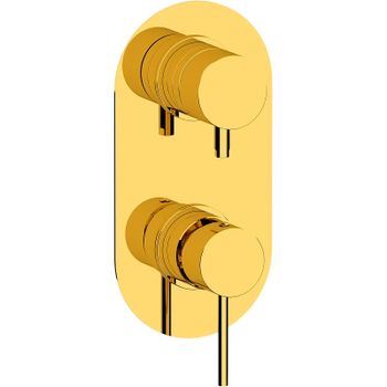 Смеситель для душа Remer X-Style X93KBDO Золото глянцевое — фото 1, Смеситель для душа