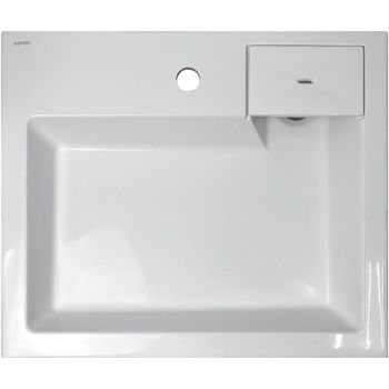 Раковина Azario Etna 60 CS00078303 на стиральную машину Белая — фото 5, Раковины на стиральную машину