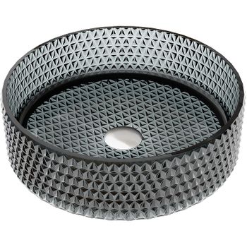 Раковина-чаша Ceramicanova Cristal 36 CN6060 Черная — фото 1, Раковины накладные