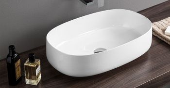 Раковина-чаша Artceram Cognac 55 COL003 05 00 Белая матовая — фото 5, Раковины накладные