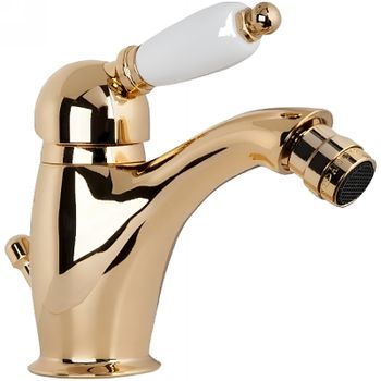 Смеситель для биде Gattoni Orta 2756/27D0 OLD Золото 24 карат — фото 1, Смесители для биде