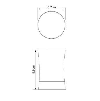 Wern K-7528 Стакан для зубных щёток — фото 4, Аксессуары для раковины