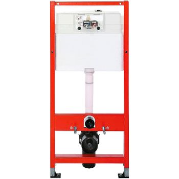 Комплект унитаза AQUAme AQM2002 с инсталляцией Tece Base 9400413 с сиденьем Микролифт и Белой клавиш — фото 12, Комплекты унитаз + инсталляция