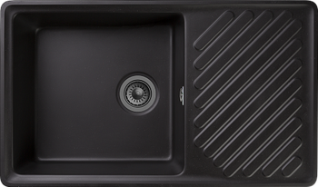 Товар: GRANFEST Мойка QUARZ 53 1-чаша+крыло 860*480мм черный арт.GF-ZL- - фото 1 GRANFEST Мойка QUARZ 53 1-чаша+крыло 860*480мм черный арт.GF-ZL- — фото 1, Кухонные мойки