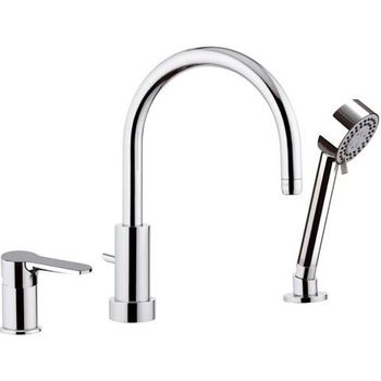 Смеситель на борт ванны Remer Winner W07 Хром — фото 1, Смесители на борт ванны