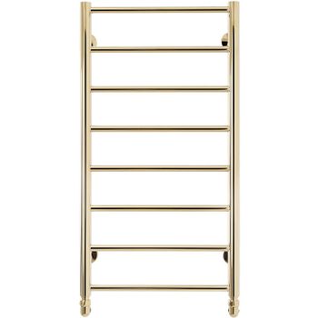 Водяной полотенцесушитель Domoterm Медея П8 400x800 Золото — фото 1, Водяные полотенцесушители