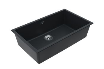 Мойка для кухни ALVEUS OMNI 40 GRANITAL CARBON-G91 750x450x198 с сифоном 1145083 — фото 4, Кухонные мойки