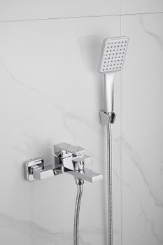 Смеситель для ванны Belz B613 B60613 Хром — фото 3, Смеситель для ванны