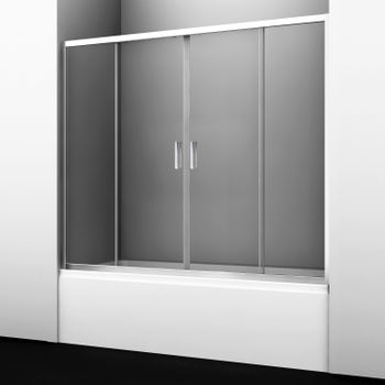 Lippe 45S02-170 Стеклянная шторка на ванну — фото 1, Шторки для ванной раздвижные