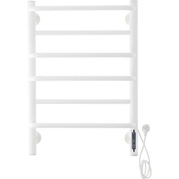 Электрический полотенцесушитель Domoterm Орфей DMT Орфей П6 400x600 EK R Белый матовый — фото 1, Электрические полотенцесушители