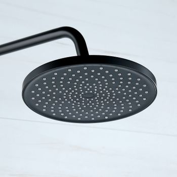 Верхний душ Bond Circle B01-9988 Черный матовый — фото 7, Верхние души