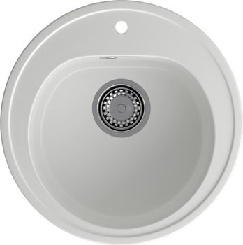 GRANFEST Мойка RONDO 510 1-чаша D-508мм иней арт.GF- — фото 2, Кухонные мойки