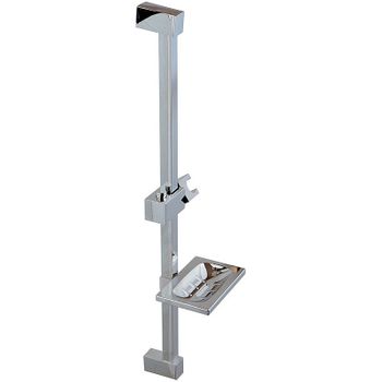 Душевая штанга Melodia della vita Square MKP25005BL Хром — фото 1, Штанги для душа