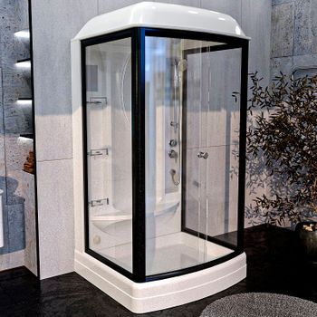 Душевая кабина Radomir Диана 1 118x108 1-05-6-0-0-0600 без гидромассажа — фото 1, Душевые кабины