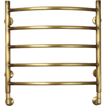 Водяной полотенцесушитель Domoterm Калипсо П5 500x500 Бронза — фото 1, Водяные полотенцесушители