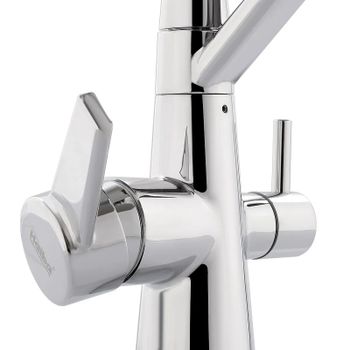 Смеситель для кухни Haiba HB76855 Хром Черный — фото 5, Смесители для кухни