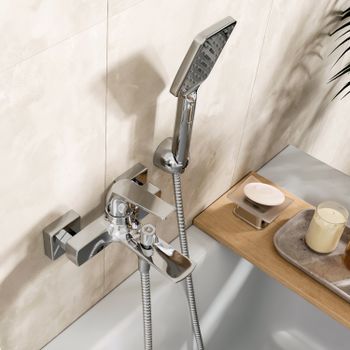 Neime 1901 Смеситель для ванны с коротким изливом — фото 4, Смеситель для ванны