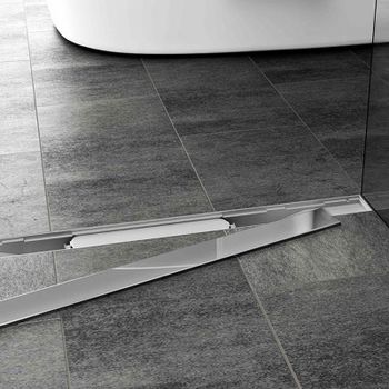 Душевой лоток Azario AZ-CH 550 KN с рамкой и решеткой Klasik — фото 4, Душевые лотки