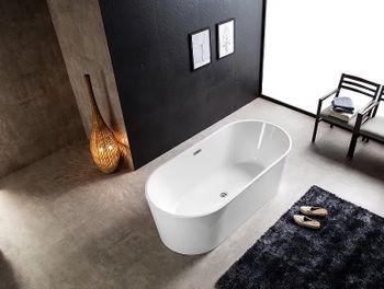 Акриловая ванна Azario Bristol 170х80 BRI17080 без гидромассажа — фото 4, Акриловые ванны