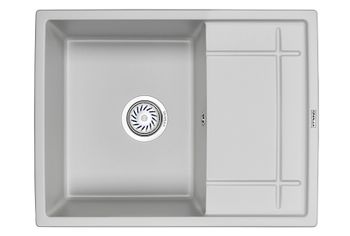 Granula-6501, СЛАНЕЦ, кухонная мойка, кварц — фото 1, Кухонные мойки