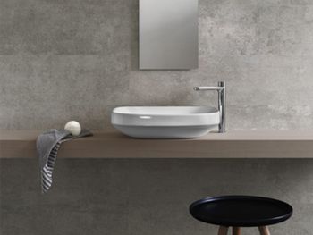 Раковина-чаша Hatria Abito 58 YXXA Белая — фото 2, Раковины накладные