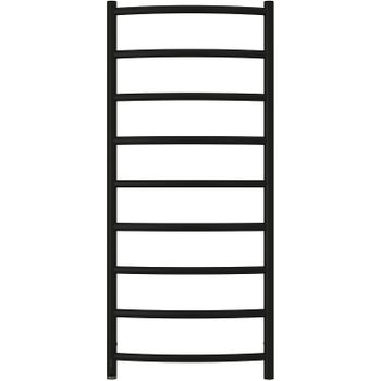 Электрический полотенцесушитель Сунержа Галант 4.0 1200x500 L 31-0830-1250 Черный матовый — фото 1, Электрические полотенцесушители