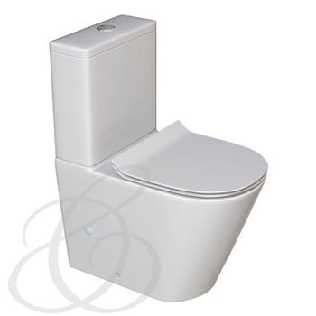 Унитаз компакт Caprigo Vittoria V-1013 с бачком и сиденьем Микролифт — фото 1, Напольные унитазы