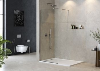 Душевая перегородка CEZARES LIBERTA-L-1-95-C-Cr — фото 1, Душевые перегородки