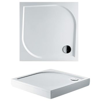Душевой поддон из искусственного камня Riho Kolping 90x90 D004005005 (DB2100500000000) Белый с антис — фото 3, Душевые поддоны из искусственного камня
