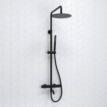 A288.258.217.BM Thermo Душевой комплект с термостатическим смесителем — фото 1, Душевые стойки