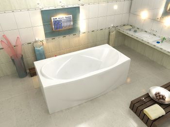 Акриловая ванна Bas Фиеста 194x90 В 00037 без гидромассажа — фото 2, Акриловые ванны