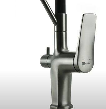 Смеситель для кухни Lemark Bronx LM3761GM Графит — фото 2, Смесители для кухни