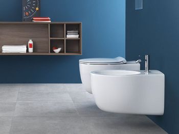 Биде Hatria Le Fiabe Y1A9 подвесное Белое — фото 4, Биде подвесные