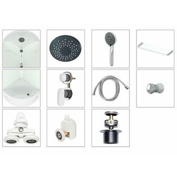 Душевая кабина Melodia della vita Jive 90x90 MB02002 без гидромассажа — фото 4, Душевые кабины