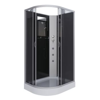 Душевая кабина Niagara Classic NG-3512-14RBKG (120х80х200) низкий поддон(13см),стекло тонированное,3 — фото 1, Душевые кабины