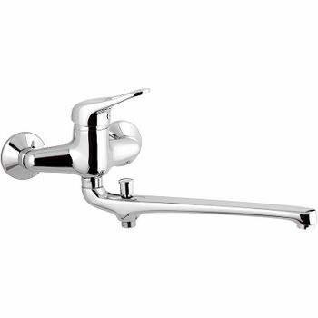 Смеситель для ванны Remer Kiss K46 универсальный Хром — фото 1, Смеситель для ванны