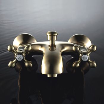 Смеситель для ванны Haiba HB3119-4 Бронза — фото 4, Смеситель для ванны